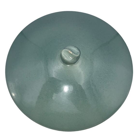 Vintage Red Wing 10" Round 2-Quart Covered Casserole Green/Brown VGC - Picture 6 of 10